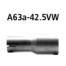 Bastuck Adapter Komplettanlage auf Kat auf Ø 42.5...