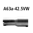 Bastuck Adapter Komplettanlage auf Kat auf Ø 42.5...