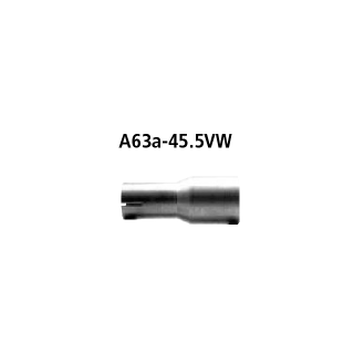 Bastuck Adapter Komplettanlage auf Kat auf Ø 45.5 mm für OPEL ASTRA G Caravan (F35_) 1.2 16V - 55 KW / A63a-45.5VW