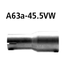 Bastuck Adapter Komplettanlage auf Kat auf Ø 45.5...