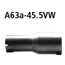 Bastuck Adapter Komplettanlage auf Kat auf Ø 45.5...