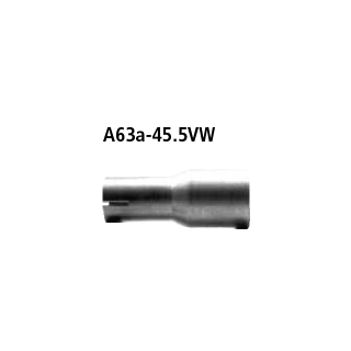Bastuck Adapter Komplettanlage auf Kat auf Ø 45.5 mm für VW GOLF IV Variant (1J5) 1.6 - 75 KW / A63a-45.5VW