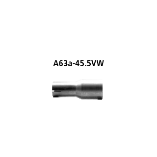 Bastuck Adapter Komplettanlage auf Kat auf Ø 45.5 mm für FORD FUSION (JU_) 1.6 TDCi - 66 KW / A63a-45.5VW