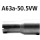 Bastuck Adapter Komplettanlage auf Kat auf Ø 50.5 mm für OPEL ASTRA G Stufenheck (F69_) 2.0 16V - 100 KW / A63a-50.5VW