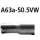 Bastuck Adapter Komplettanlage auf Kat auf Ø 50.5 mm für SEAT EXEO ST (3R5) 1.8 TSI - 88 KW / A63a-50.5VW