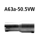 Bastuck Adapter Komplettanlage auf Kat auf Ø 50.5...