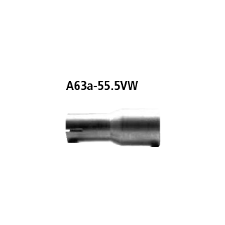 Bastuck Adapter Komplettanlage auf Kat auf Ø 55.5 mm für VW BORA Kombi (1J6) 1.6 - 74 KW / A63a-55.5VW