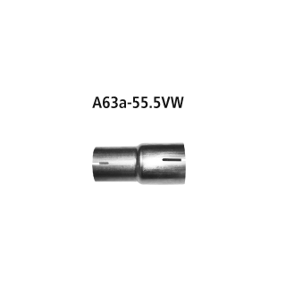 Bastuck Adapter Komplettanlage auf Kat auf Ø 55.5 mm für AUDI A1 Sportback (8XA, 8XK) 1.4 TFSI - 136 KW / A63a-55.5VW