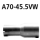 Bastuck Adapter Endschalldämpfer + Verbindungsrohr auf Serienanlage auf Ø 45.5 mm für OPEL INSIGNIA Caravan 1.6 Turbo - 132 KW / A70-45.5VW