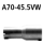 Bastuck Adapter Endschalldämpfer + Verbindungsrohr auf Serienanlage auf Ø 45.5 mm für OPEL INSIGNIA Caravan 1.8 - 103 KW / A70-45.5VW