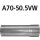 Bastuck Adapter Komplettanlage bzw. Endschalldämpfer auf Serie auf Ø 50.5 mm für ALFA ROMEO 159 Sportwagon (939) 1.9 JTDM 16V - 110 KW / A70-50.5VW