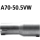 Bastuck Adapter Komplettanlage bzw. Endschalldämpfer auf Serie auf Ø 50.5 mm für AUDI A3 Sportback (8VA) 1.4 TFSI - 103 KW / A70-50.5VW