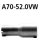 Bastuck Adapter Komplettanlage auf Ø 52.0 mm für OPEL INSIGNIA 2.0 CDTI - 118 KW / A70-52.0VW
