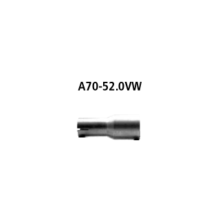 Bastuck Adapter Komplettanlage auf Ø 52.0 mm für OPEL INSIGNIA Stufenheck 2.0 CDTI - 88 KW / A70-52.0VW