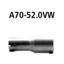 Bastuck Adapter Komplettanlage auf Ø 52.0 mm...