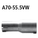 Bastuck Adapter Endschalldämpfer auf Serie auf...