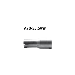 Bastuck Adapter Endschalldämpfer auf Serie auf Ø 55.5 mm für AUDI A3 (8V1) 2.0 TDI - 81 KW / A70-55.5VW