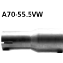 Bastuck Adapter Endschalldämpfer auf Serie auf...