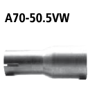 Bastuck Adapter Endschalldämpfer auf Serie auf...