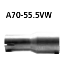 Bastuck Adapter Endschalldämpfer auf Serie auf...