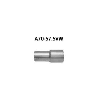 Bastuck Adapter Komplettanlage auf Ø 57.5 mm für VOLVO V50 (MW) 2.4 - 125 KW / A70-57.5VW