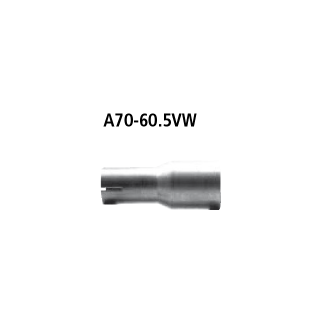 Bastuck Adapter Endschalldämpfer auf Serienanlage auf Ø 60.5 mm für FORD KUGA II (DM2) 2.0 TDCi 4x4 - 120 KW / A70-60.5VW