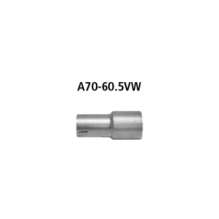Bastuck Adapter Endschalldämpfer auf Serienanlage auf Ø 60.5 mm für VOLVO V50 (MW) 2.4 - 103 KW / A70-60.5VW
