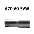Bastuck Adapter Endschalldämpfer auf Serienanlage...