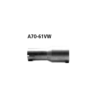 Bastuck Adapter Endschalldämpfer + Verbindungsrohr auf Serienanlage auf Ø 61.0 mm für VW SCIROCCO (137, 138) 2.0 TSI - 147 KW / A70-61VW