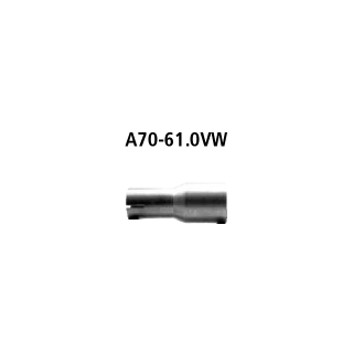 Bastuck Adapter Endschalldämpfer + Verbindungsrohr auf Serienanlage auf Ø 61.0 mm für OPEL INSIGNIA Caravan 2.0 Biturbo CDTI - 143 KW / A70-61VW