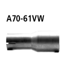 Bastuck Adapter Endschalldämpfer + Verbindungsrohr...