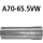 Bastuck Adapter Komplettanlage auf Ø 65.5 mm für ALFA ROMEO 159 Sportwagon (939) 2.2 JTS - 136 KW / A70-65.5VW
