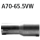 Bastuck Adapter Komplettanlage auf Ø 65.5 mm für AUDI A3 (8P1) 1.8 TFSI - 118 KW / A70-65.5VW