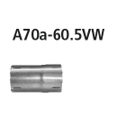 Bastuck Adapter Sportkatalysator auf Serie für AUDI...