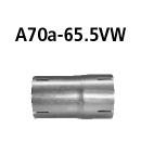 Bastuck Adapter Komplettanlage auf Kat auf Ø 65.5...