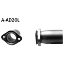 Bastuck Frontadapter 2-Loch-Flansch Astra für OPEL...