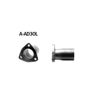 Bastuck Frontadapter 3-Loch-Flansch Kadett für OPEL CORSA A CC (93_, 94_, 98_, 99_) 1.6 GSI - 72 KW / A-AD3OL