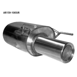 Bastuck Endschalldämpfer RH mit Single-Endrohr 1x Ø 100 mm für ALFA ROMEO 159 Sportwagon (939) 1.9 JTDM 16V - 100 KW / AR159-100SIR