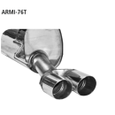 Bastuck Endschalldämpfer mit Doppel-Endrohr 2x...