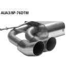 Bastuck Endschalldämpfer DTM mit Doppel-Endrohr 2x...