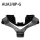 Bastuck Aluminiumhalter und Gummi für Endschalldämpfer für AUDI A3 Sportback (8PA) 1.6 TDI - 66 KW / AUA3/8P-G