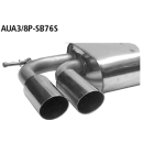 Bastuck Endschalldämpfer mit Doppel-Endrohr 2x...