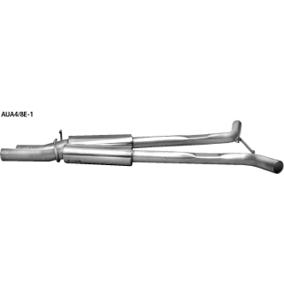 Bastuck Vorschalldämpfer 6 Zyl. Quattro für AUDI A4 Cabriolet (8H7, B6, 8HE, B7) S4 quattro - 253 KW / AUA4/8E-1