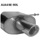 Bastuck Endschalldämpfer mit Einfach-Endrohr 1x...