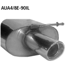 Bastuck Endschalldämpfer mit Einfach-Endrohr 1x...