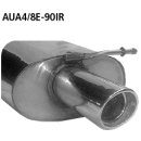 Bastuck Endschalldämpfer mit Einfach-Endrohr 1x...