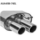 Bastuck Endschalldämpfer mit Doppel-Endrohr 20°...