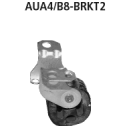 Bastuck Aluminiumhalter + Gummi für Verbindungsrohr...