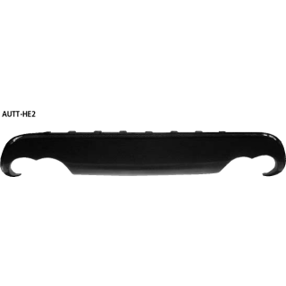 Bastuck Alternativ Heckschürzeneinsatz für 2x Doppel-Endrohr für AUDI TT (8N3) 3.2 VR6 quattro - 184 KW / AUTT-HE2