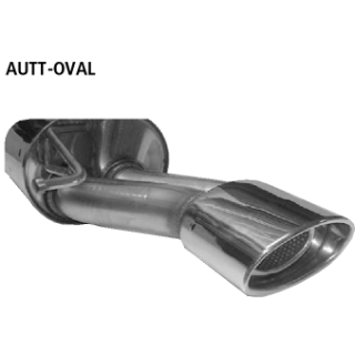 Bastuck Endschalldämpfer mit Einfach-Endrohr oval 153x 95 mm für AUDI TT (8N3) 1.8 T - 132 KW / AUTT-OVAL